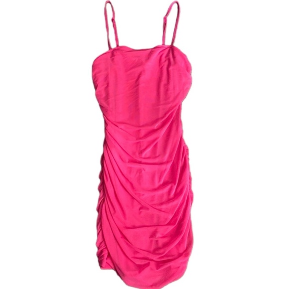 Rue21 Women’s Hot Pink Mini Dress Size M - Picture 2 of 5